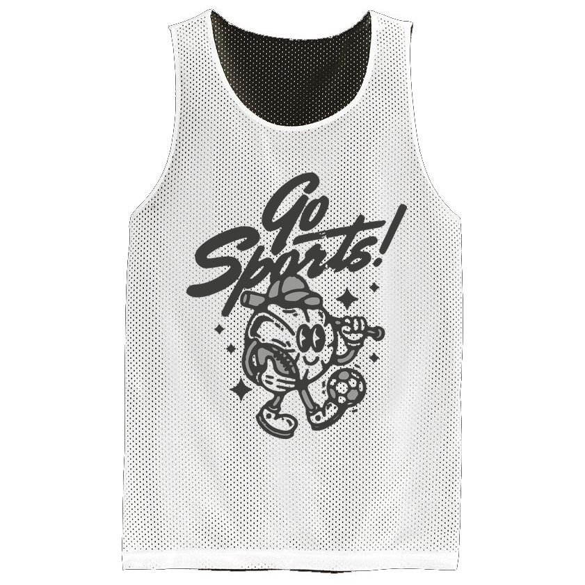 Go Sports Retro Football Game Day Mesh Reversible Basketball Jersey Tank