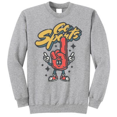 Go Sports Retro Football Game Day Tall Sweatshirt