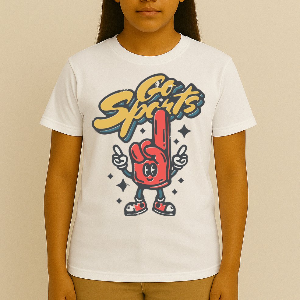 Go Sports Retro Football Game Day T-Shirt