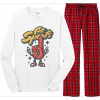 Go Sports Retro Football Game Day Long Sleeve Pajama Set