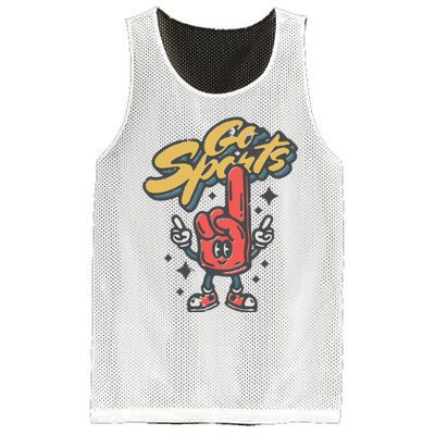 Go Sports Retro Football Game Day Mesh Reversible Basketball Jersey Tank