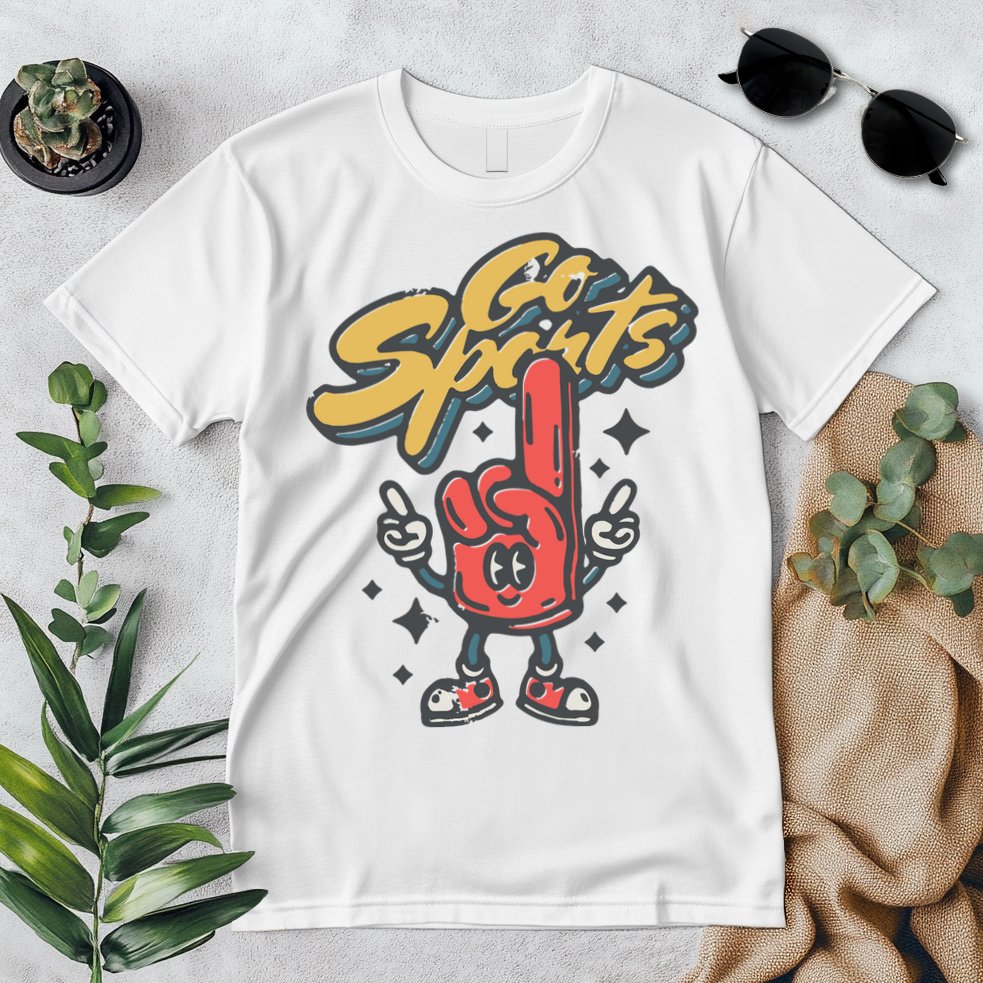 Go Sports Retro Football Game Day Premium T-Shirt