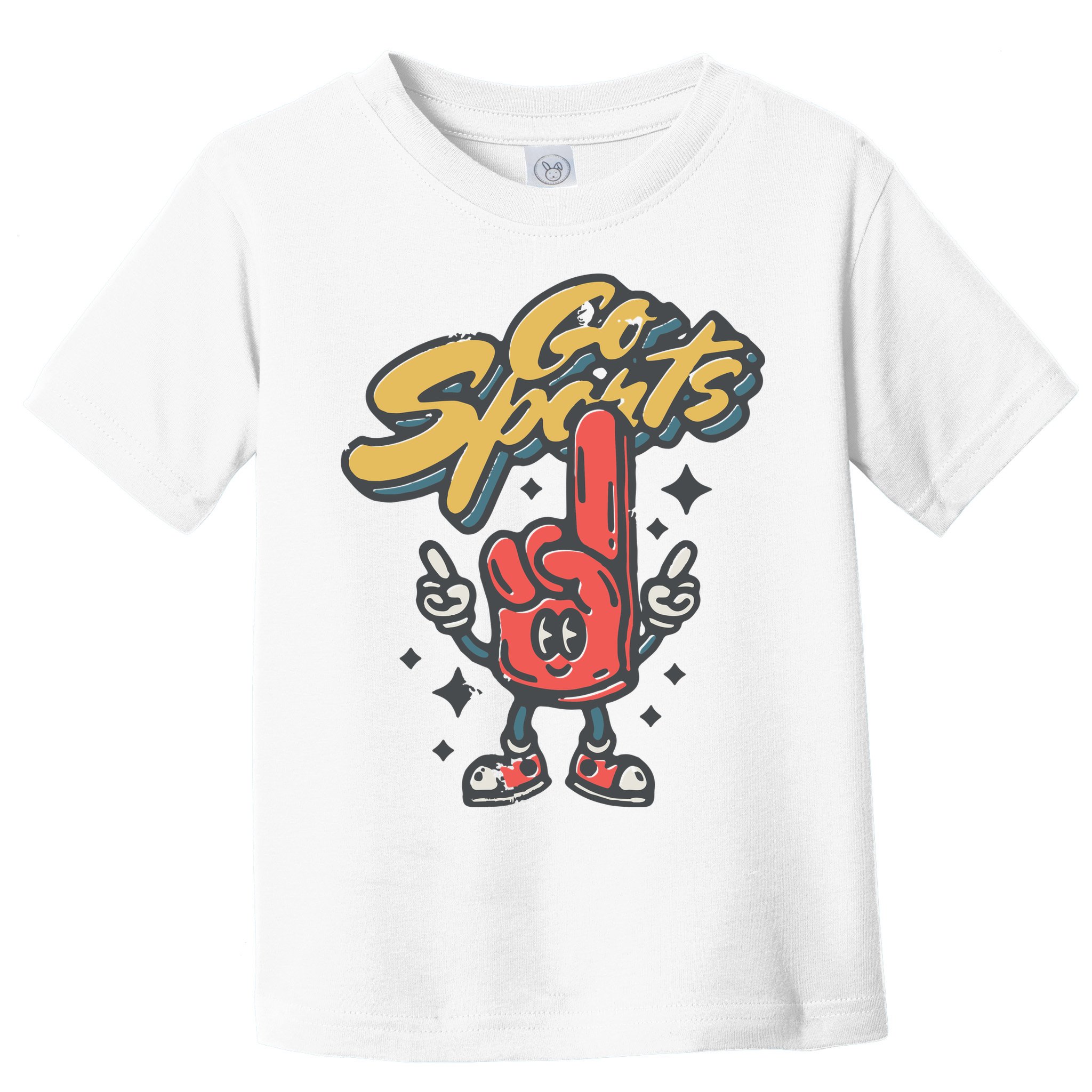 Go Sports Retro Football Game Day Toddler T-Shirt