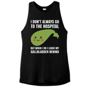 Gallbladder Surgery Removal Recovery Ladies PosiCharge Tri-Blend Wicking Tank