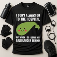 Gallbladder Surgery Removal Recovery Cooling Performance Crew T-Shirt