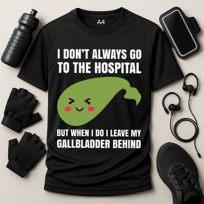 Gallbladder Surgery Removal Recovery Cooling Performance Crew T-Shirt