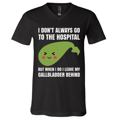 Gallbladder Surgery Removal Recovery V-Neck T-Shirt