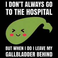 Gallbladder Surgery Removal Recovery 7-Panel Snapback Hat