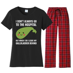 Gallbladder Surgery Removal Recovery Women's Flannel Pajama Set