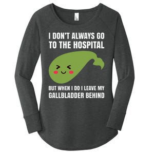 Gallbladder Surgery Removal Recovery Women's Perfect Tri Tunic Long Sleeve Shirt