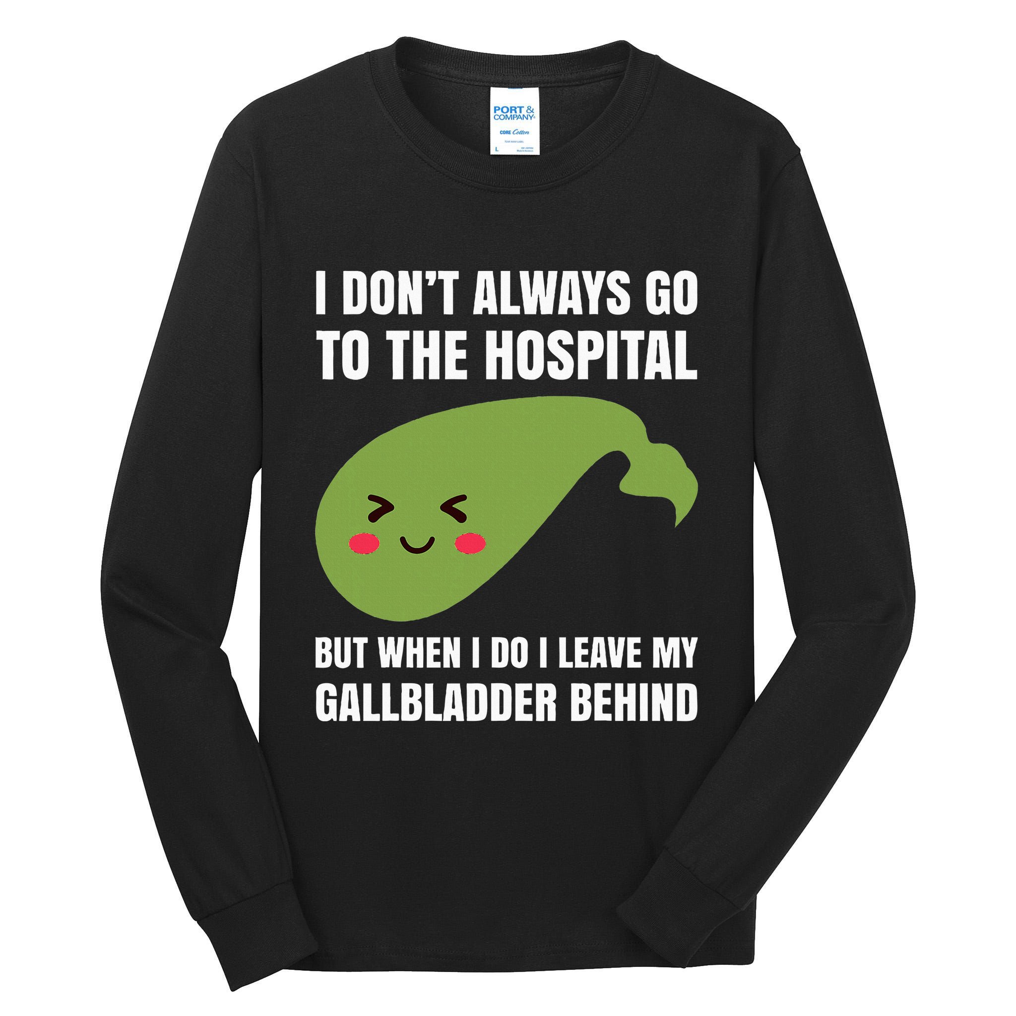 Gallbladder Surgery Removal Recovery Tall Long Sleeve T-Shirt
