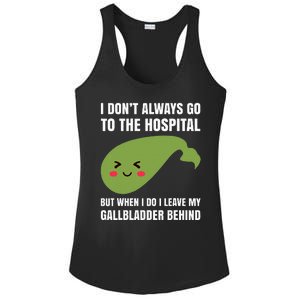 Gallbladder Surgery Removal Recovery Ladies PosiCharge Competitor Racerback Tank