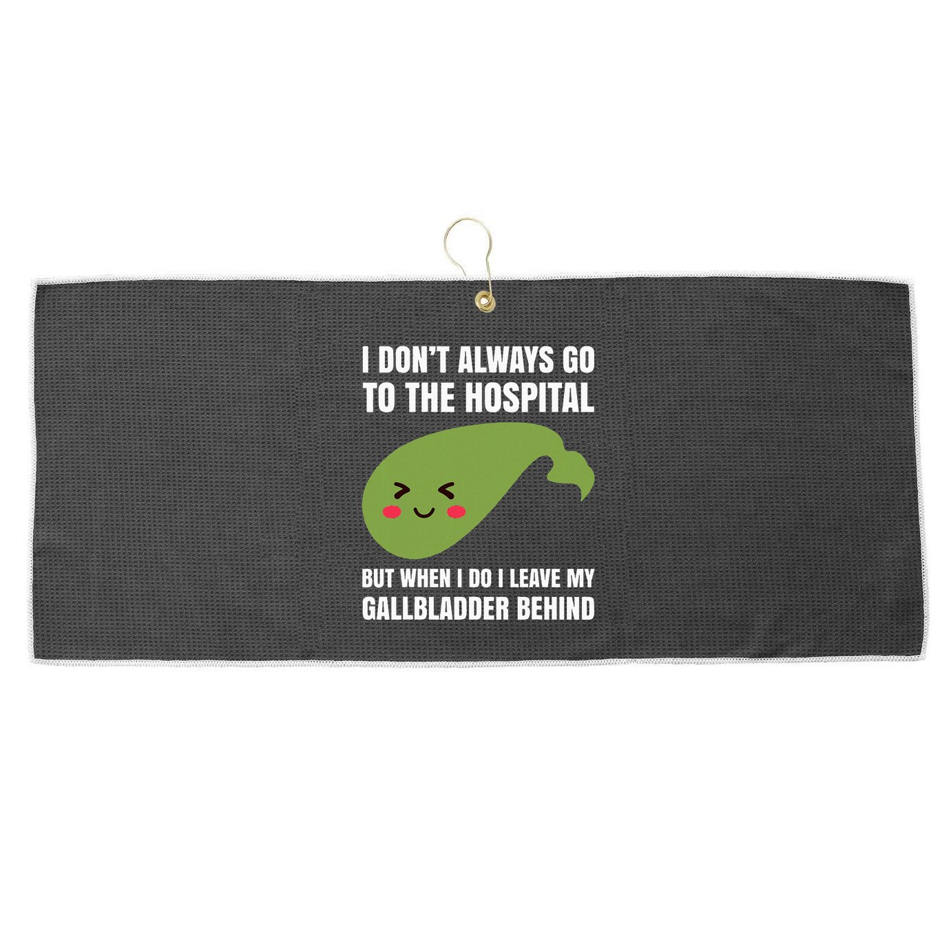 Gallbladder Surgery Removal Recovery Large Microfiber Waffle Golf Towel