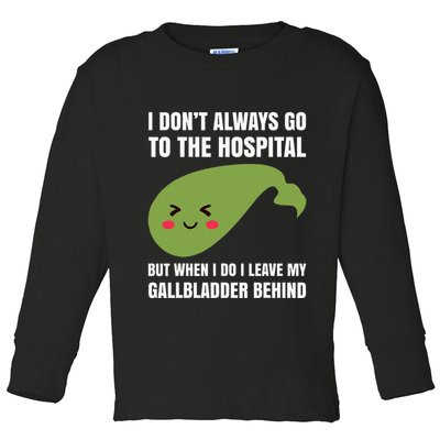 Gallbladder Surgery Removal Recovery Toddler Long Sleeve Shirt