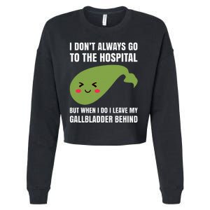 Gallbladder Surgery Removal Recovery Cropped Pullover Crew