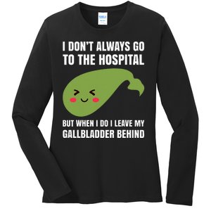 Gallbladder Surgery Removal Recovery Ladies Long Sleeve Shirt