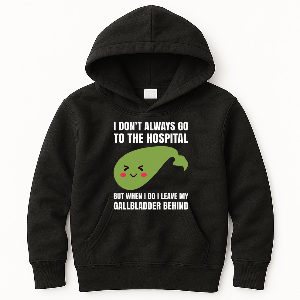 Gallbladder Surgery Removal Recovery Kids Hoodie