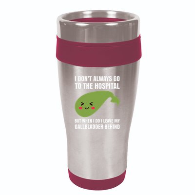 Gallbladder Surgery Removal Recovery 16oz Travel Tumbler