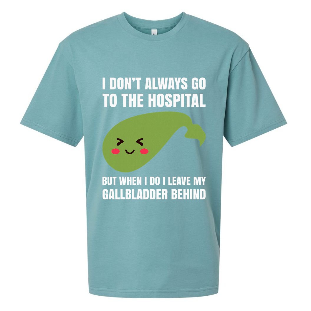 Gallbladder Surgery Removal Recovery Sueded Cloud Jersey T-Shirt