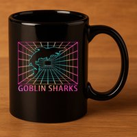 Goblin Sharks Retro Gift 11oz C Handle Ceramic Mug