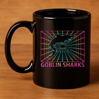 Goblin Sharks Retro Gift 11oz C Handle Ceramic Mug