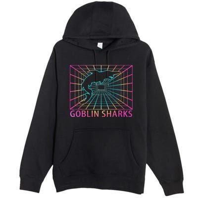 Goblin Sharks Retro Gift Premium Pullover Hoodie
