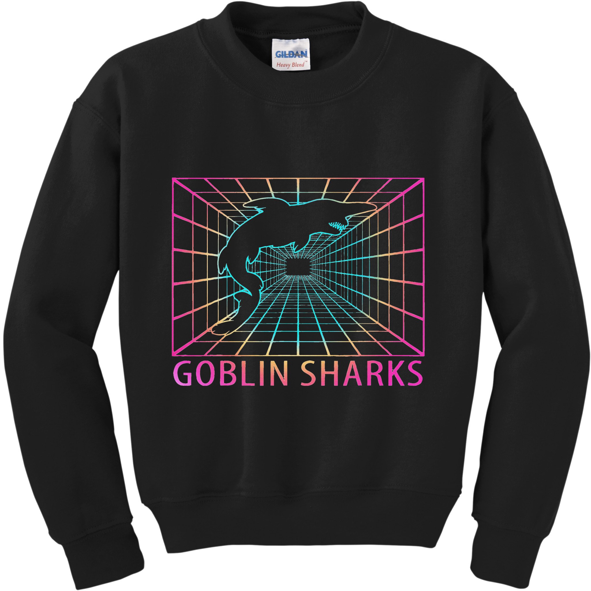 Goblin Sharks Retro Gift Kids Sweatshirt