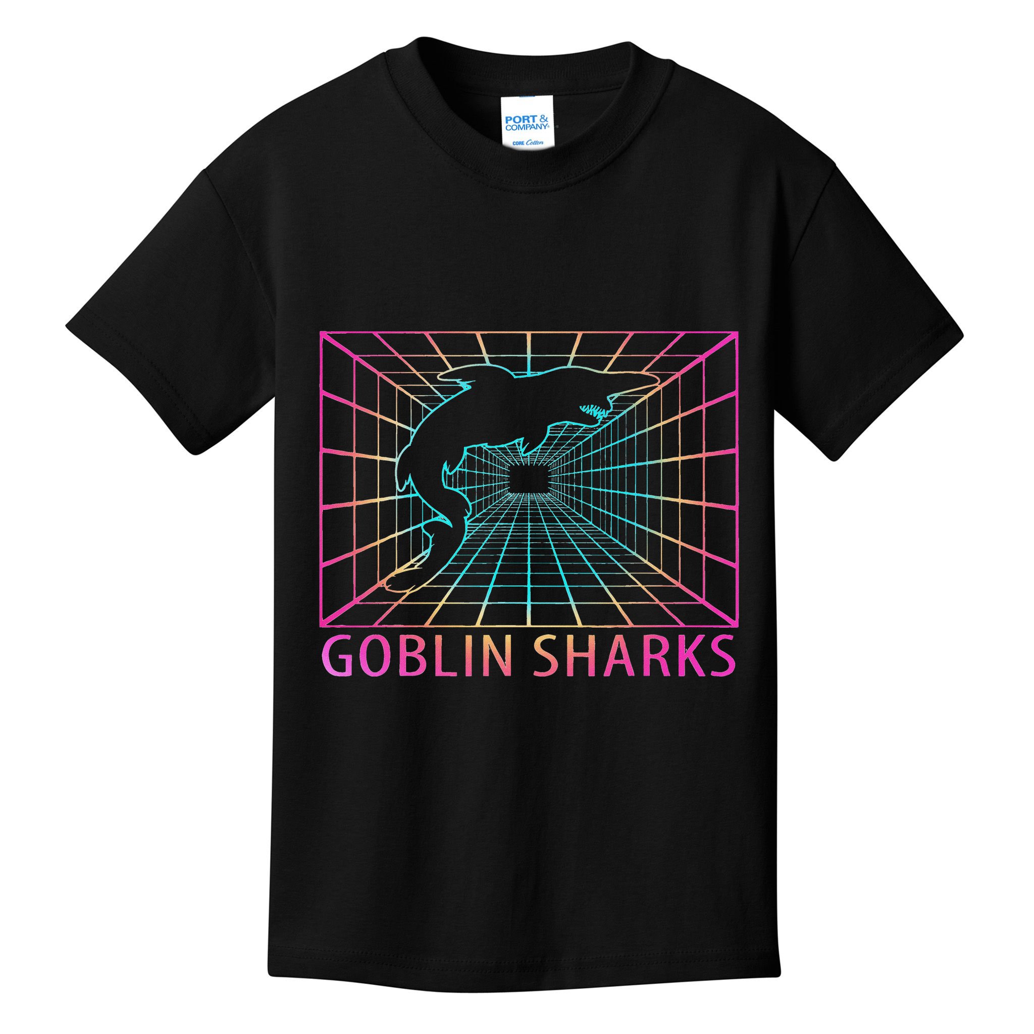 Goblin Sharks Retro Gift Kids T-Shirt
