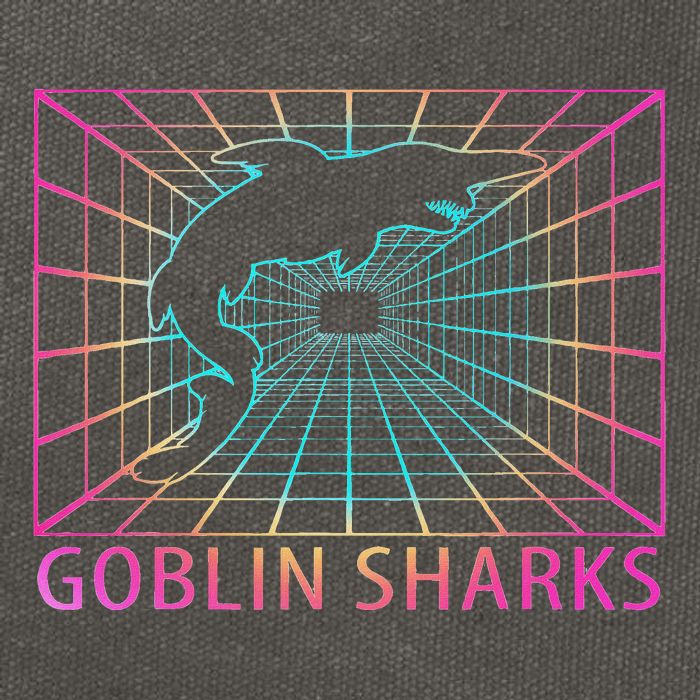 Goblin Sharks Retro Gift Cotton Canvas Backpack