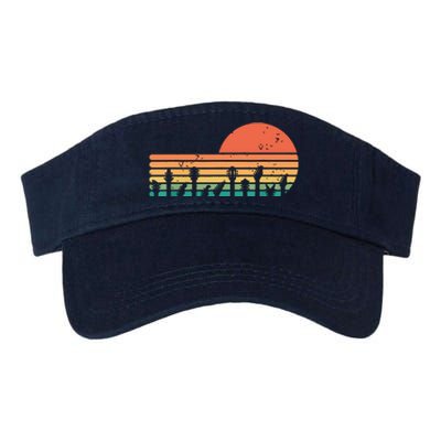 Guitars Sunset Retro Style Vintage Guitarist Valucap Bio-Washed Visor