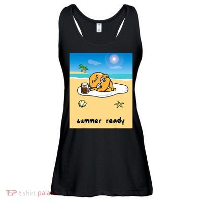 Gudetama Summer Ready Body Ladies Essential Flowy Tank