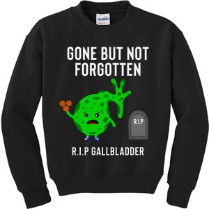 Gallbladder Surgery Recovery Gift Funny Gallbladder Kids Sweatshirt