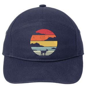 Goat Shirts Retro Style Goat 7-Panel Snapback Hat