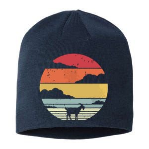 Goat Shirts Retro Style Goat Sustainable Beanie