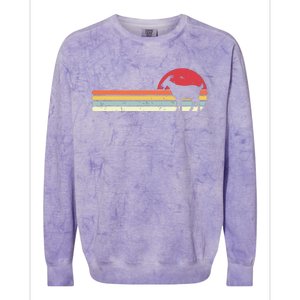 Goat Shirts Retro Style Colorblast Crewneck Sweatshirt