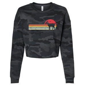 Goat Shirts Retro Style Cropped Pullover Crew