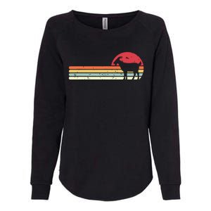 Goat Shirts Retro Style Womens California Wash Sweatshirt