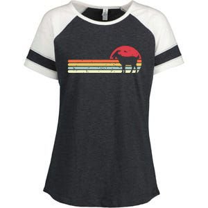 Goat Shirts Retro Style Enza Ladies Jersey Colorblock Tee