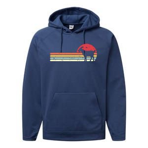 Goat Shirts Retro Style Performance Fleece Hoodie