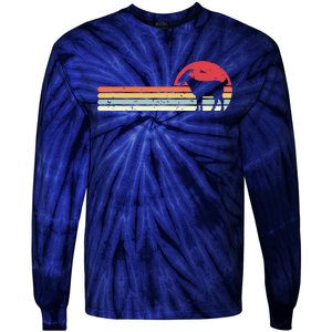 Goat Shirts Retro Style Tie-Dye Long Sleeve Shirt