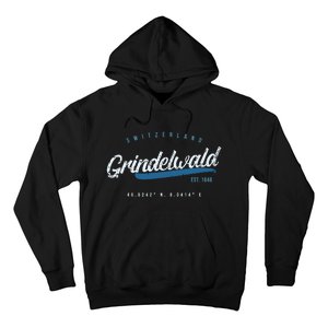 Grindelwald Switzerland Retro T Hoodie