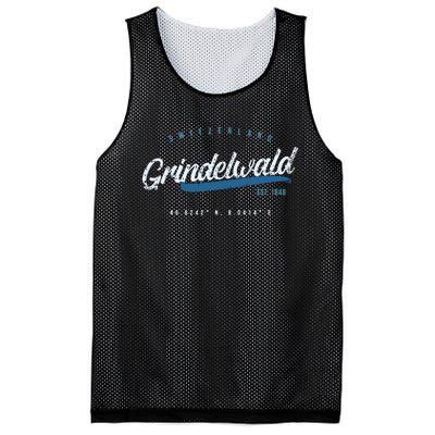 Grindelwald Switzerland Retro T Mesh Reversible Basketball Jersey Tank