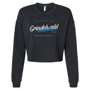 Grindelwald Switzerland Retro T Cropped Pullover Crew