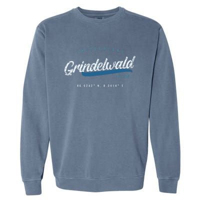 Grindelwald Switzerland Retro T Garment-Dyed Sweatshirt