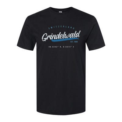 Grindelwald Switzerland Retro T Softstyle CVC T-Shirt