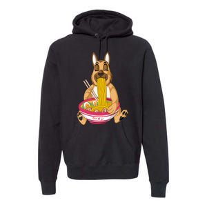 German Shepherd Ramen Premium Hoodie