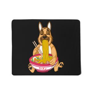 German Shepherd Ramen Mousepad