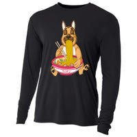 German Shepherd Ramen Cooling Performance Long Sleeve Crew