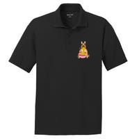 German Shepherd Ramen PosiCharge RacerMesh Polo