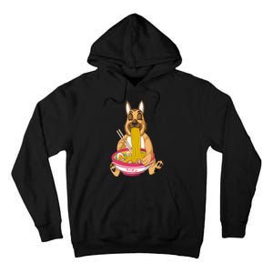 German Shepherd Ramen Tall Hoodie